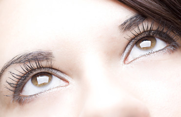 Obraz premium young beautiful girl close up