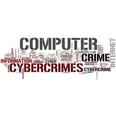 Obraz premium cybercrime