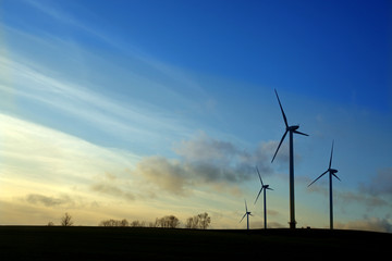 Wind turbines .