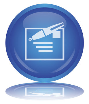 Bouton COURRIER - MAIL Web Button (e-mail - Mailbox - Vector)