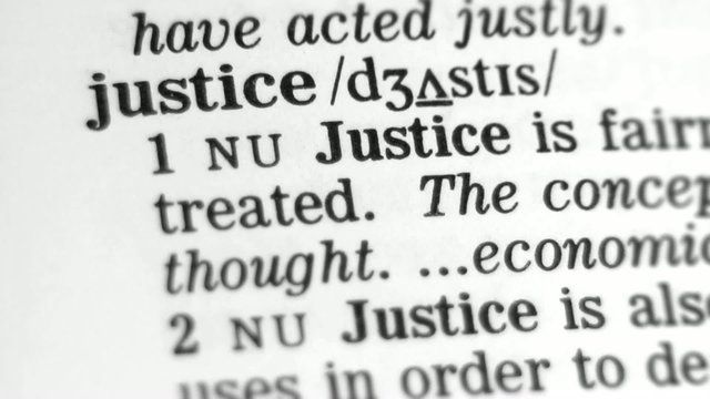 Dictionary Definition - Justice
