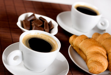 Two cups of coffee