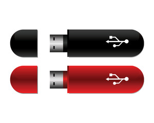 flash drive vector