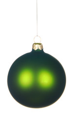 Christmas ball isolated on white