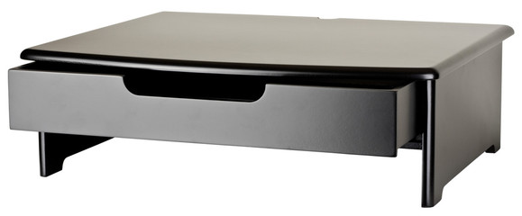 Monitor Stand with Open Drawer