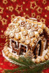 Christmas gingerbread house