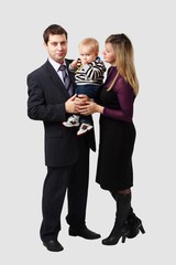 Portrait of happy family