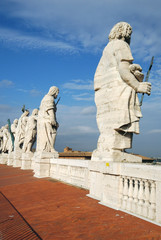 Naklejka premium Skulpturen aus dem petersdom