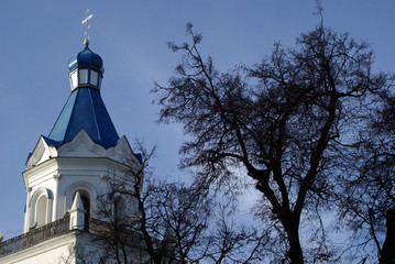 Russian Orthodox church in Kamianets, Ukraine