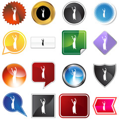 Belly Dancer People Variety Set