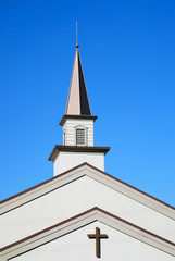 church steeple and cross