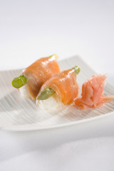 Salmon Sushi plate