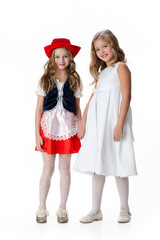 Obraz premium Little Girl In Masquerade Clothing