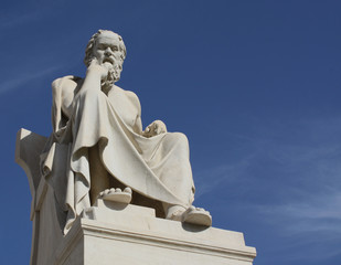 Socrates with copy space