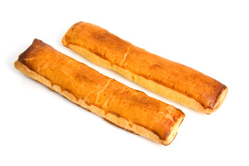 two Dutch banquet bar over white background