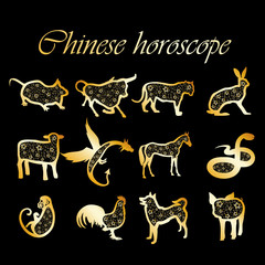 Golden chinese horoscope