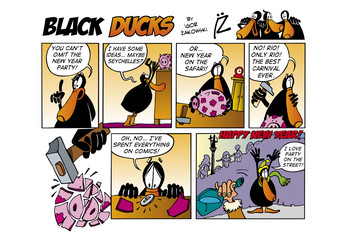 Black Ducks Comic Strip episode 34