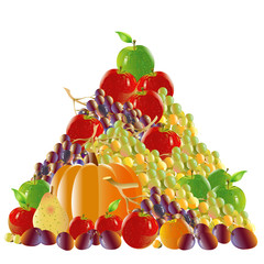 Fruits piramide