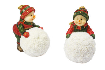 Statuette Pupazzi di neve