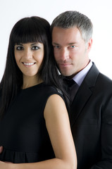 liebes Paar am lächeln