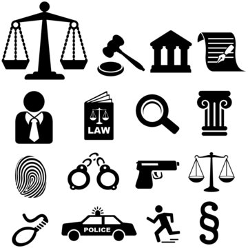 Law icons