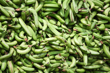 Green plantains (bananas)