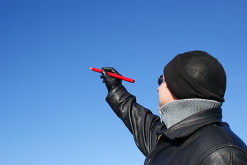 Naklejka premium Inscription
