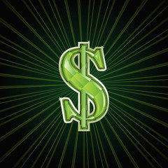 Fototapeta premium Dollar sign