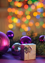 New Year's gift and holiday decor