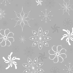 Snowflakes set. Vector
