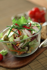 bunte salatschüssel