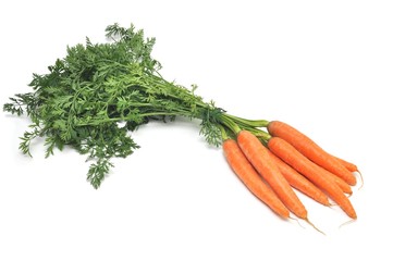 carrots isolated