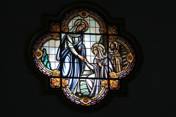 Stained glass window