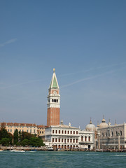Fototapeta na wymiar Seaview of Piazzetta San Marco and The Doge's Palace, Venice