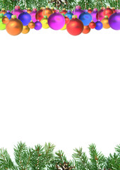 Fototapeta premium Christmas framework
