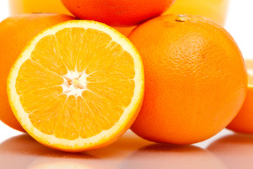 Cut orange