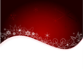 Vector winter background