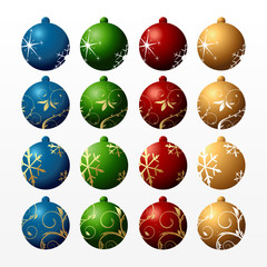 Colour New Year's balls