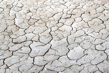 Trockene, rissige Erde