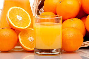 Oranges and orange juice