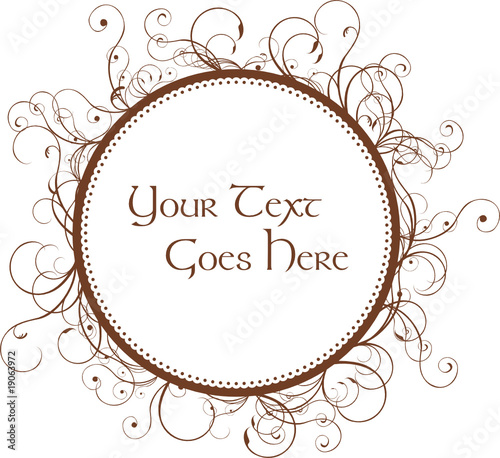 Download "Floral Vintage Circle Vector" Stock image and royalty-free vector files on Fotolia.com - Pic ...