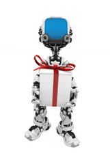 Blue Screen Robot, Gift Front