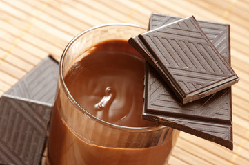 Chocolate and mousse