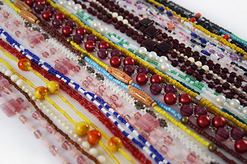 Beads strings background