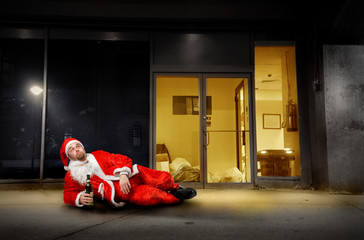 drunk santa