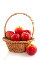 Basket with apples