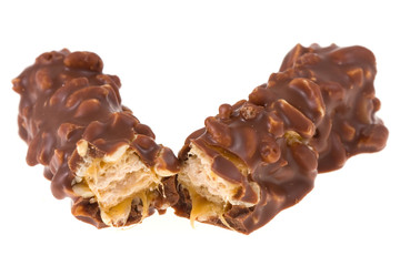 chocolate on isolated