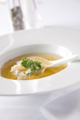 Soup with dumpling