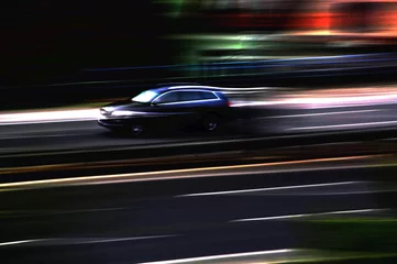 Photo sur Plexiglas Voitures rapides Voiture en mouvement