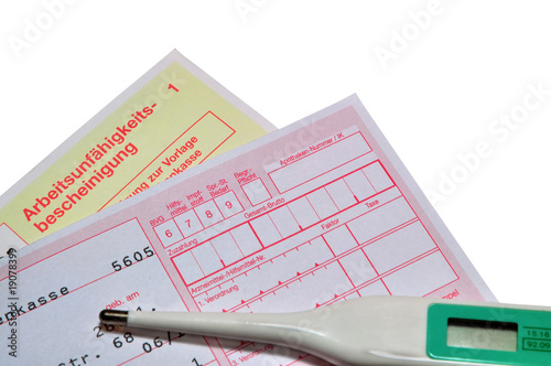 1751 - Rezept, Krankmeldung